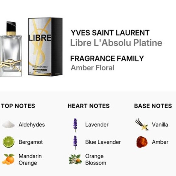 Yves Saint Laurent Libre L'Absolu Platine EDP Lavender-Mini 7.5ml,0.25oz-BOX-NEW - Picture 4 of 16